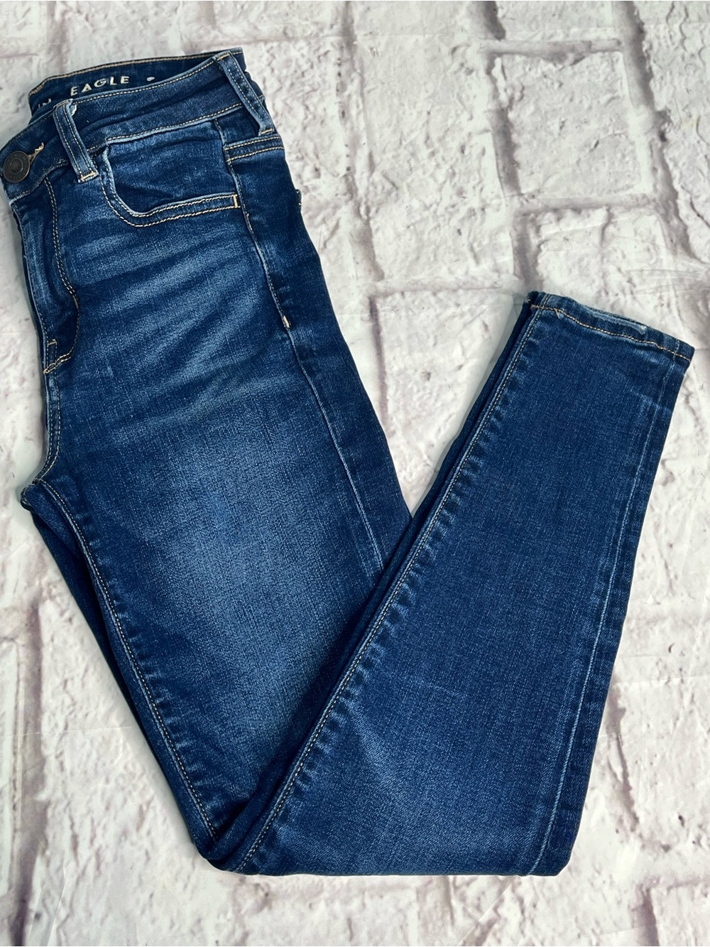 American Eagle Outfitters Indigo Blue Skinny Jeans hi rise jegging